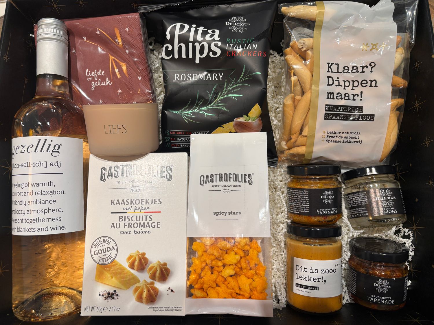 Gezellig aperitiefpakket