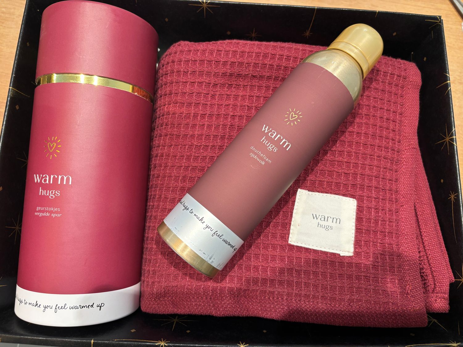 Genieten 'warm hugs'