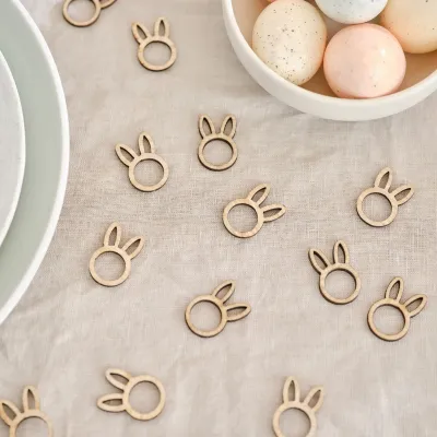 Houten paasconfetti