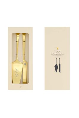 Taartschep + taartmes