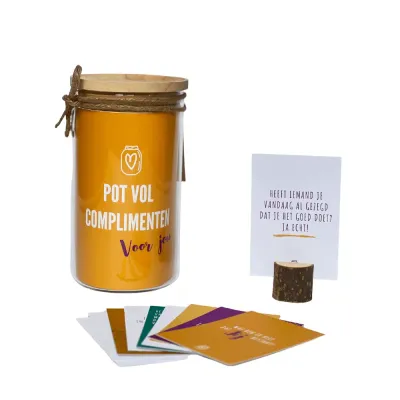 Pot vol complimenten voor jou