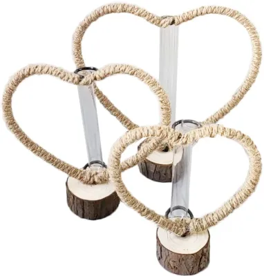 Hart met vaasje : verschillende maten