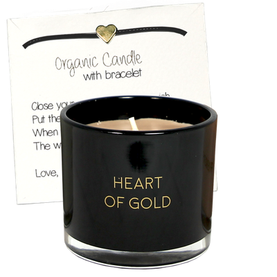 Geurkaars met wensarmband