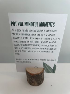 Pot vol mindful momenten