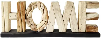 Houten decoratie 'HOME'