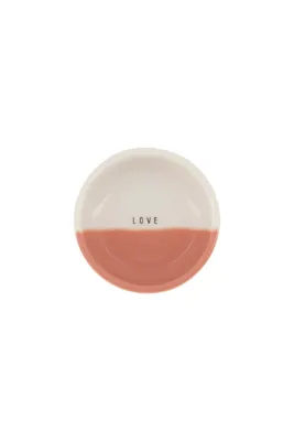 Dipschaaltje 'love' of 'hartje'