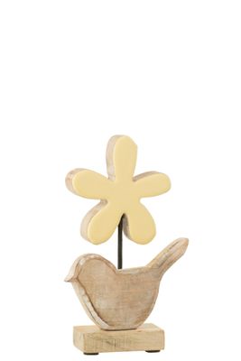 Houten bloem / vogel