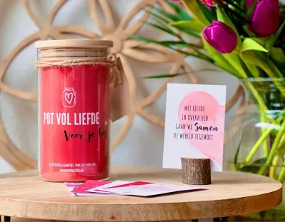 Pot vol liefde voor je lief