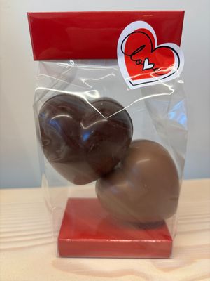 Set hartvormige chocolade bombs