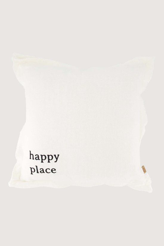 Kussen 'Happy place'