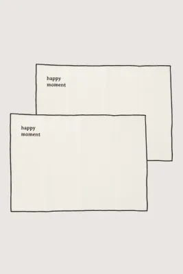 Set placemats : "Happy moment"