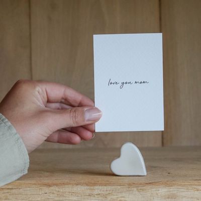 Kaarthouder : 'Love you mom'