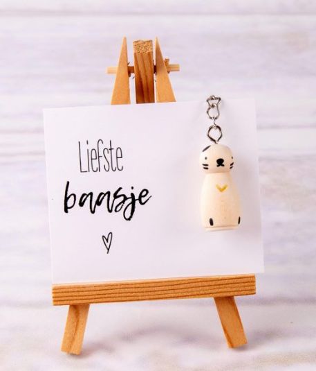 Sleutelhanger 'Liefste baasje-kat'