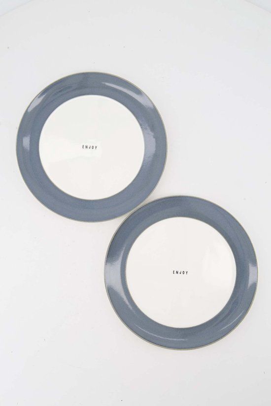 Set ontbijtborden "Enjoy"