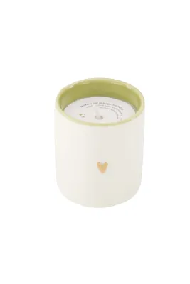 Geurkaars met verborgen boodschap : 'Voor altijd in mijn hart'
