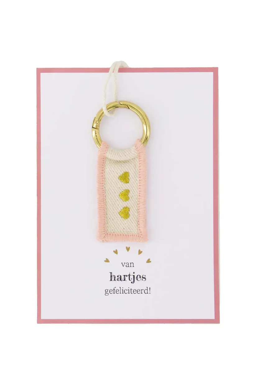 Sleutelhanger 'hartjes'