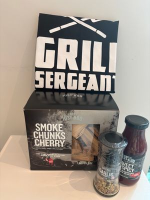 BBQ pakket met bbq schort