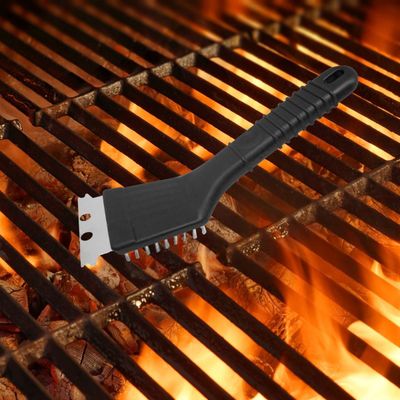 Plancha schraper en barbecueborstel
