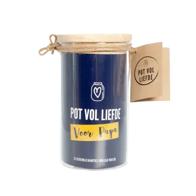 Pot vol liefde voor papa