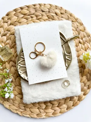 Sleutelhanger : 'Fluffy hartje'