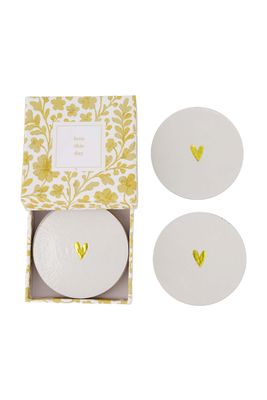 Set van 6 onderzetters : 'love this day'