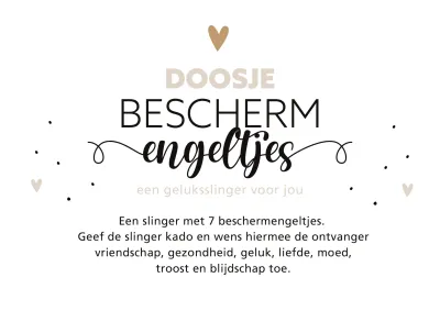 Doosje beschermengeltjes