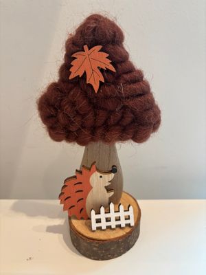 Houten herfstdecoratie
