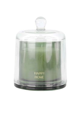 geurkaars met stolp : "happy home"