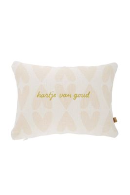 Kussen : 'Hartje van goud'