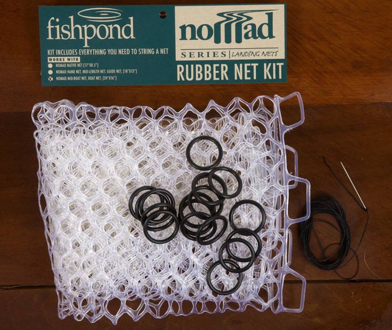 Nomad Replacement Rubber Net - Large Clear