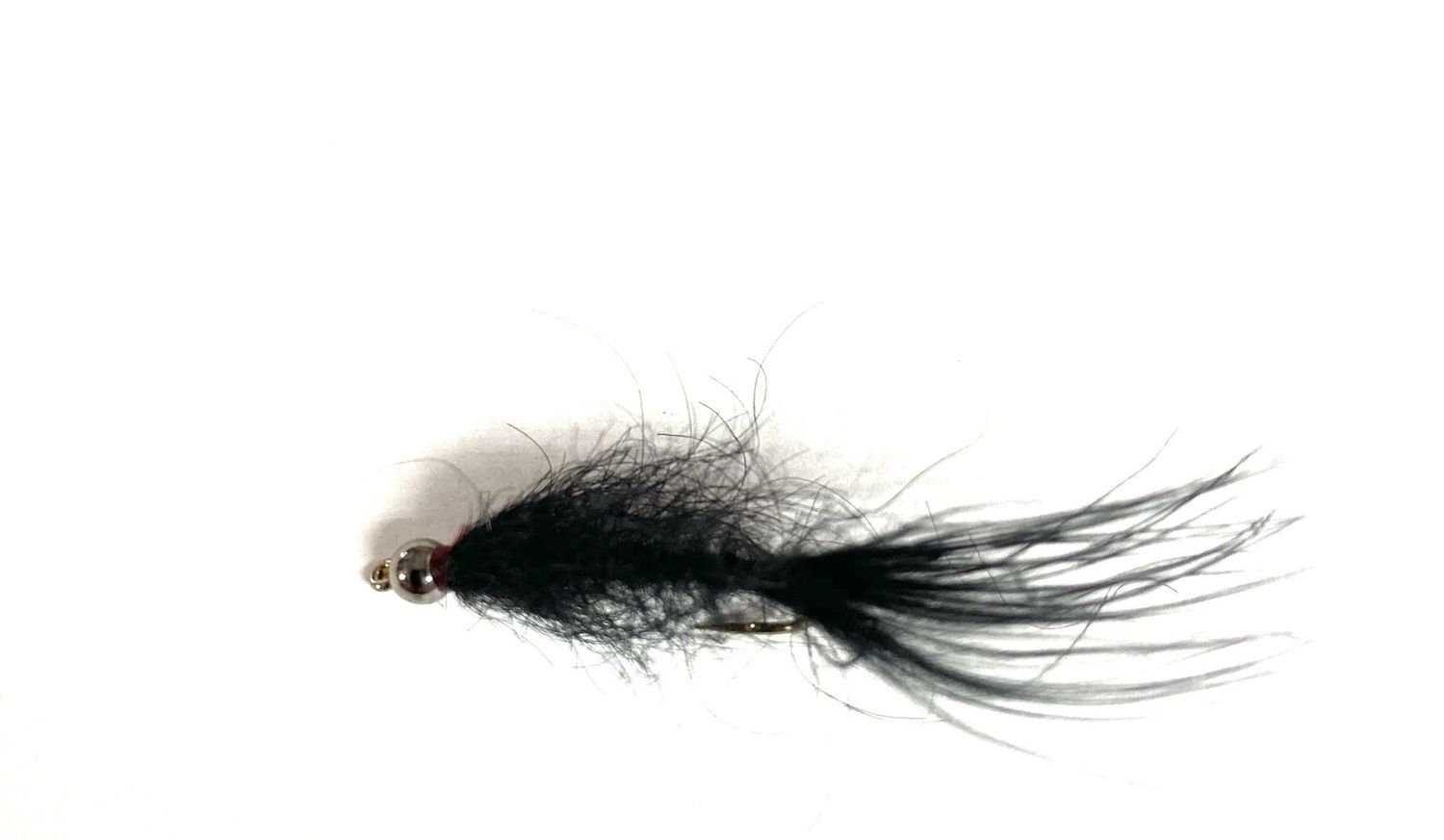 Bead Head Hale Bopp Leech, Color: Black, Size: 8