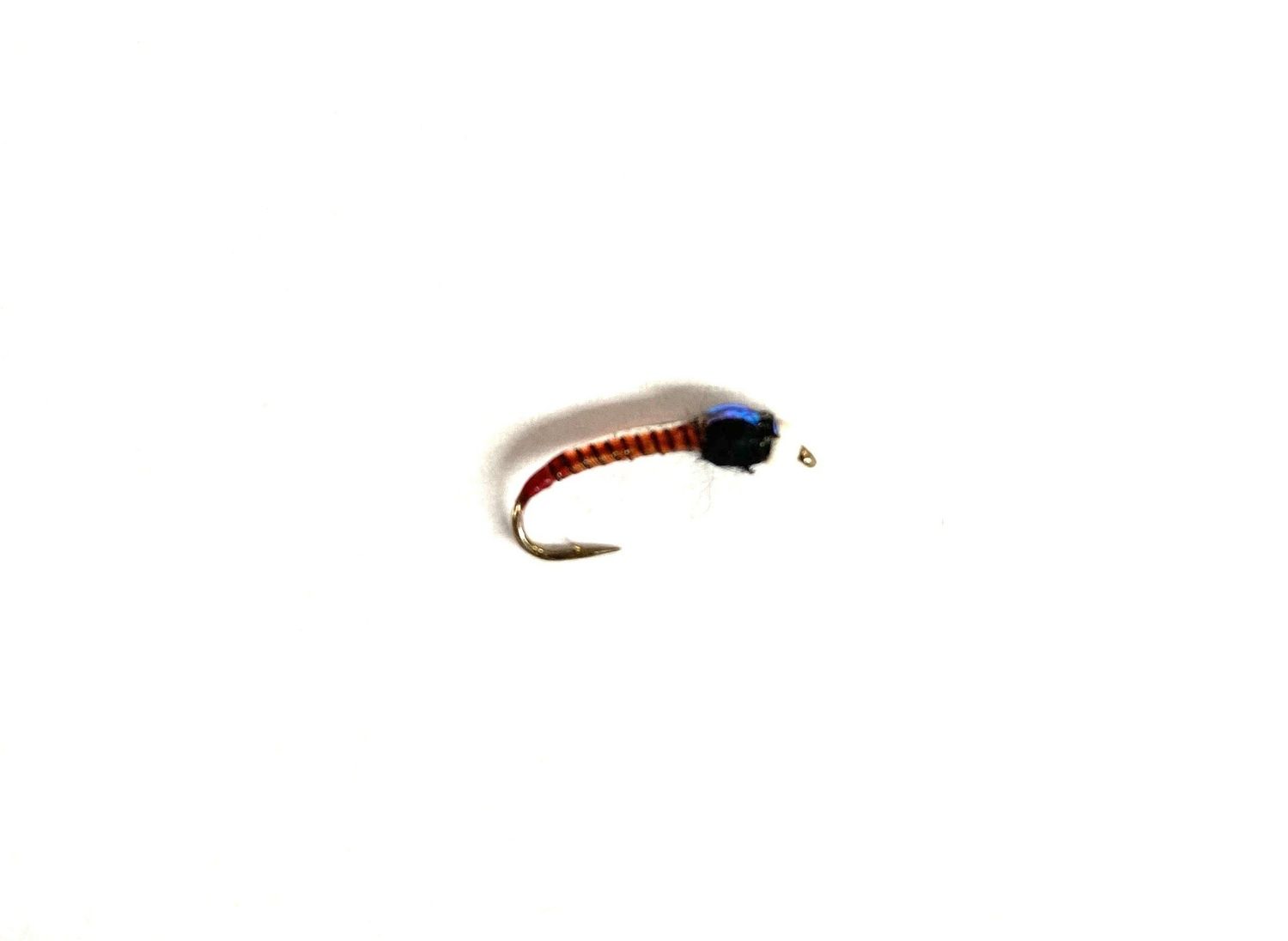 Jumbo JuJu Zebra Chironomid, Color: Blood, Size: 14