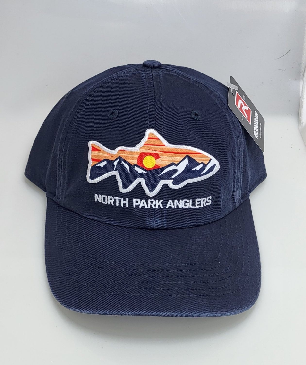 NPA Trout Print Hats, Color: Dark Navy