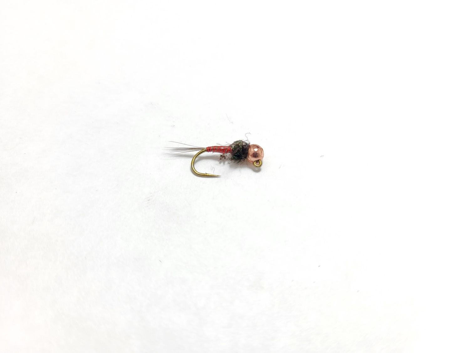 Jigged Micro May, Color: Red, Size: 14