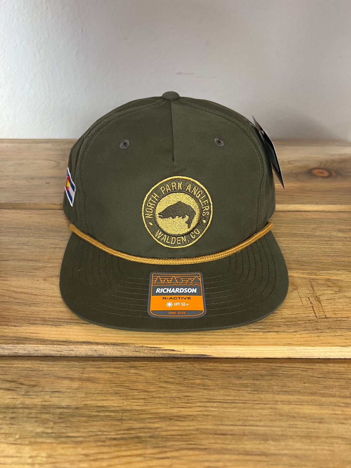 NPA Hat Trout Patch Hats, Color: Olive/Tan