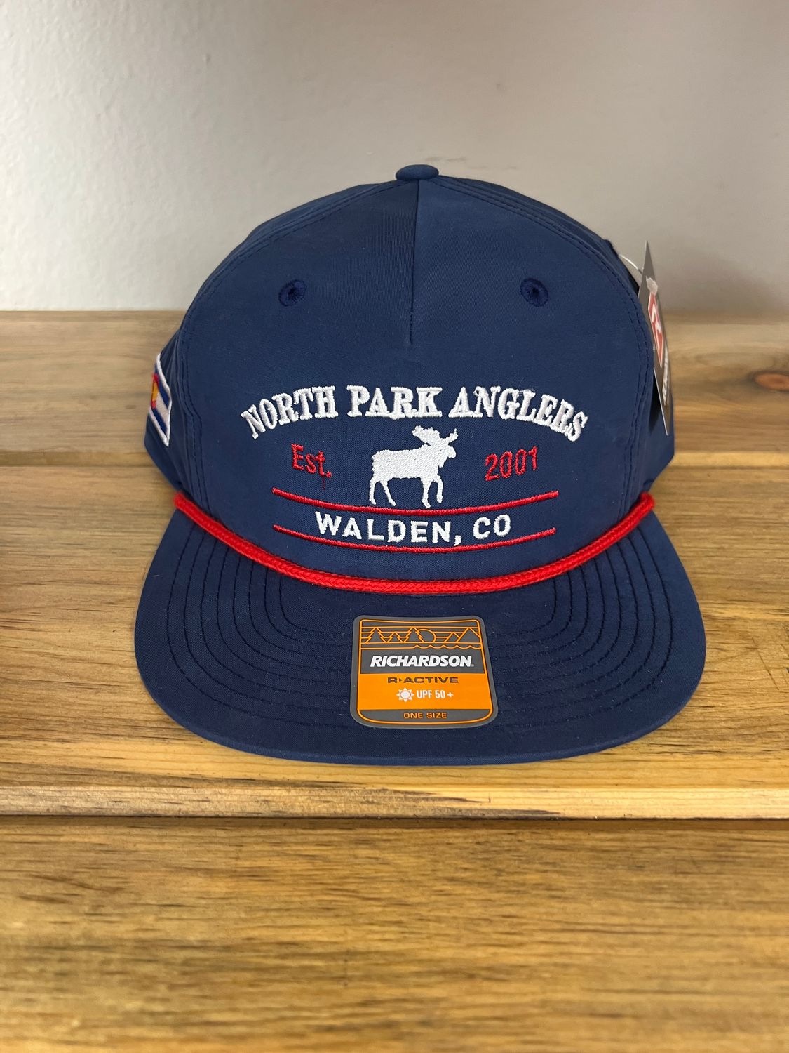 NPA Moose Trucker Hats, Color: Blue/Red