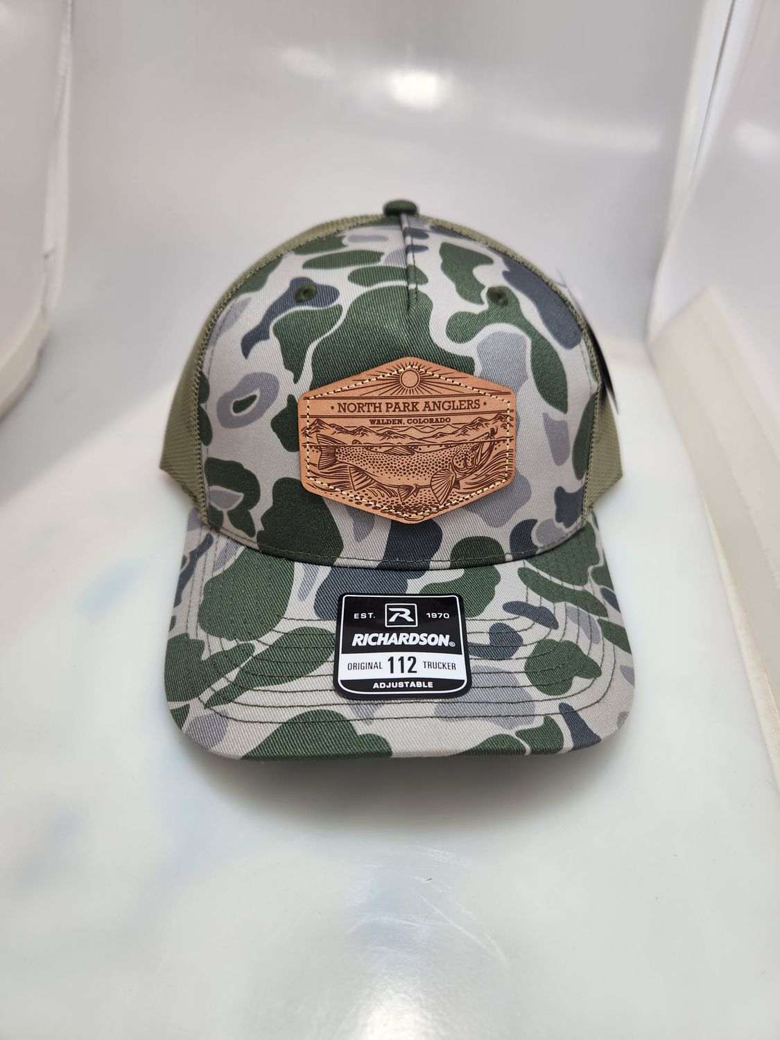 NPA Leather Trout Patch Hats