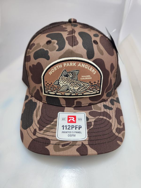 NPA Hat Leather Casey Underwood Fish Patch