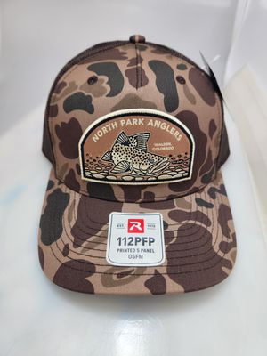 NPA Hat Leather Casey Underwood Fish Patch