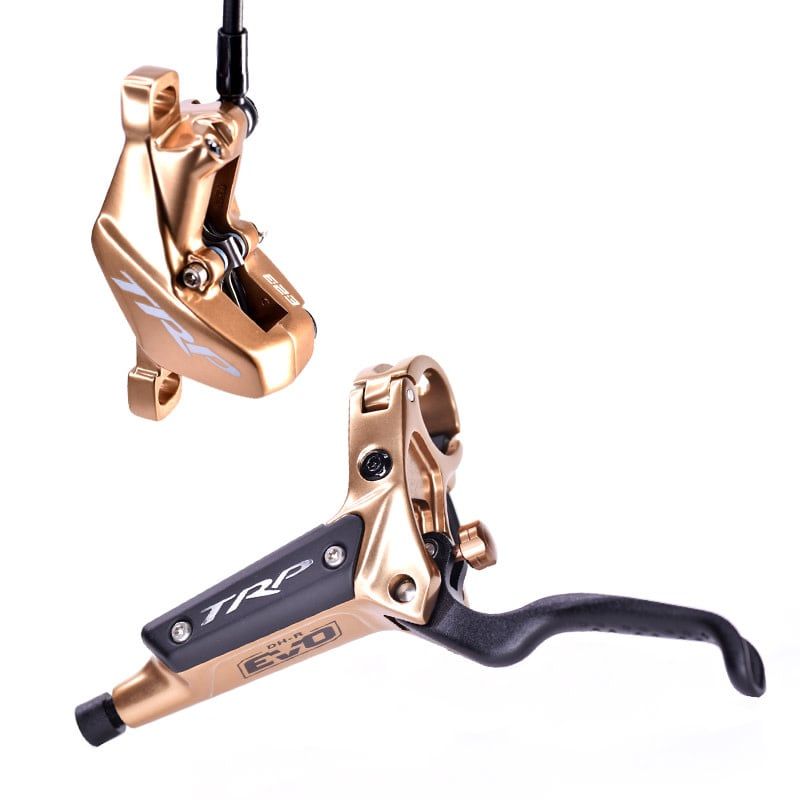 TRP DH-R EVO Disc Brake and Lever - Gold