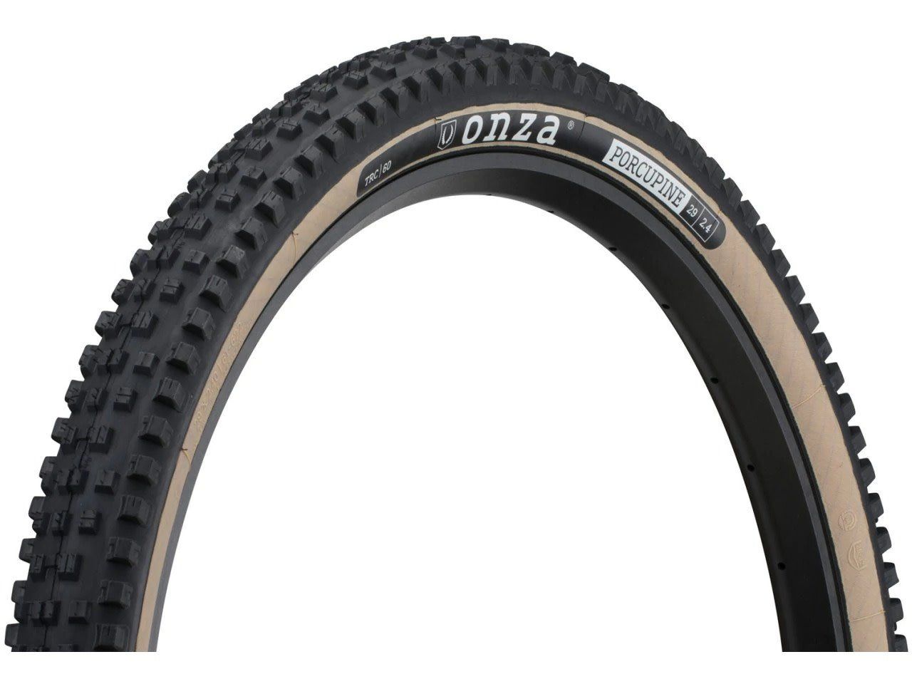 Onza Porcupine Tire, 29&quot; x 2.4&quot; - Black/Skinwall