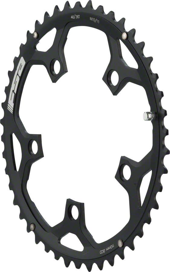 FSA Pro Road Chainring - 46t, 110 BCD, Aluminum, N11, Black