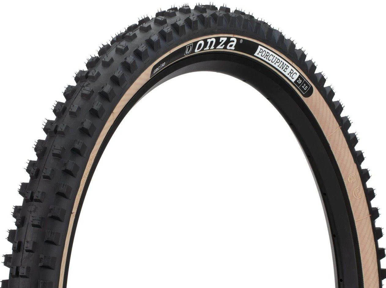 Onza Porcupine RC (120TPI) Tire, 29&quot; x 2.5&quot; - Black/Skinwall