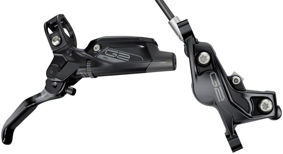 SRAM G2 RSC Disc Brake and Lever - Front or Rear Hydraulic Post Mount Diffusion Black A2