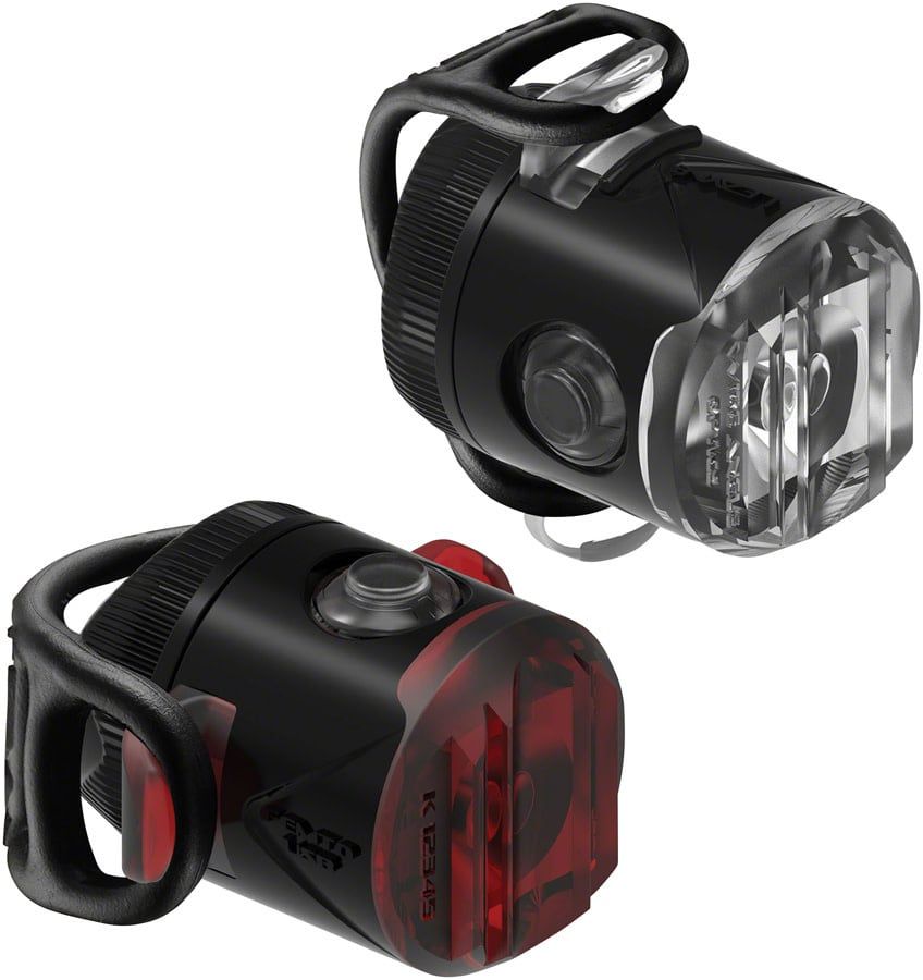 Lezyne Femto USB Drive Headlight / Taillight Set, Black