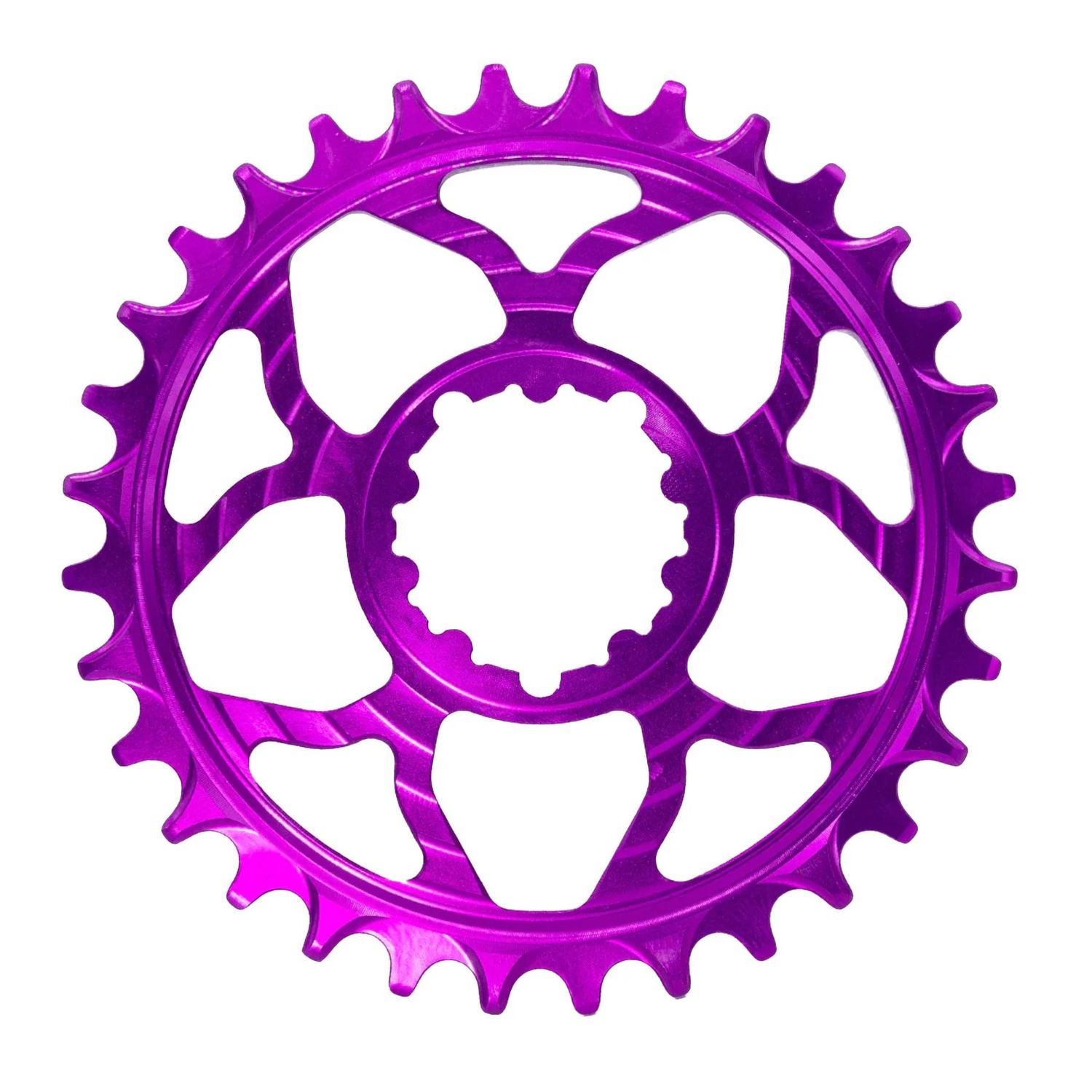 5Dev 7075 Classic Chainring 32t Purple