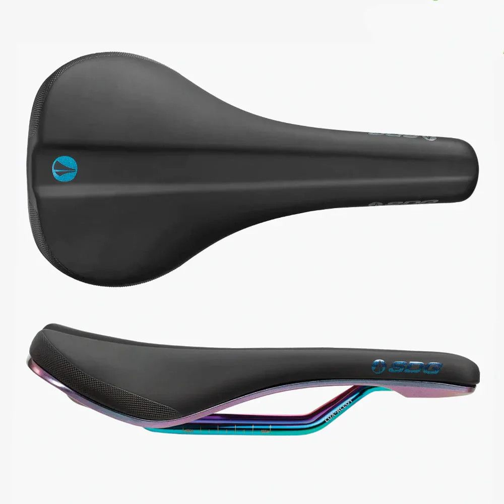 SDG Bel-Air V3 Max Saddle, Lux-Alloy Rails, Black/Oil-Slic