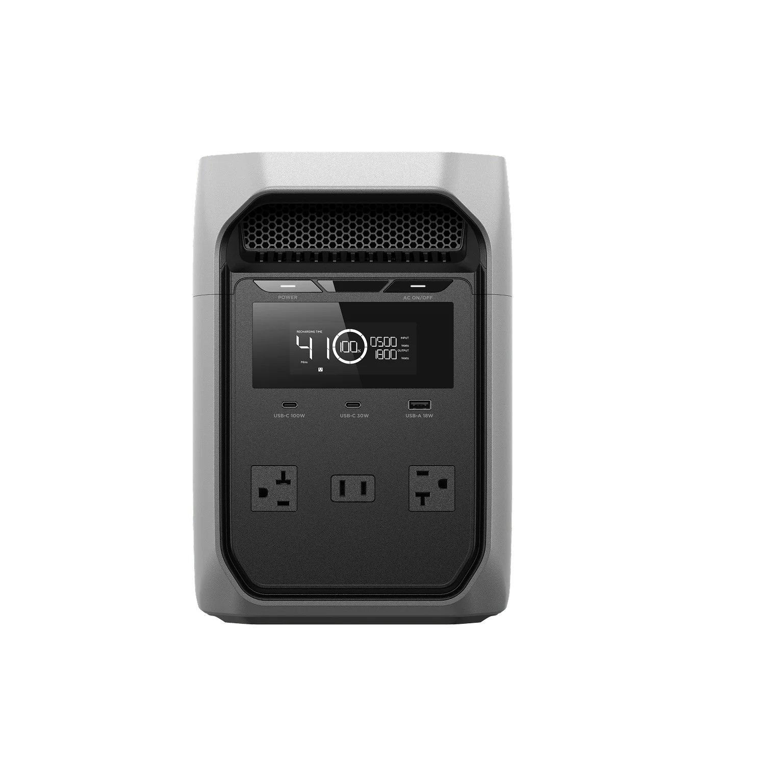 Ecoflow DELTA 3 CLASSIC Portable Power Station--Light Gray
