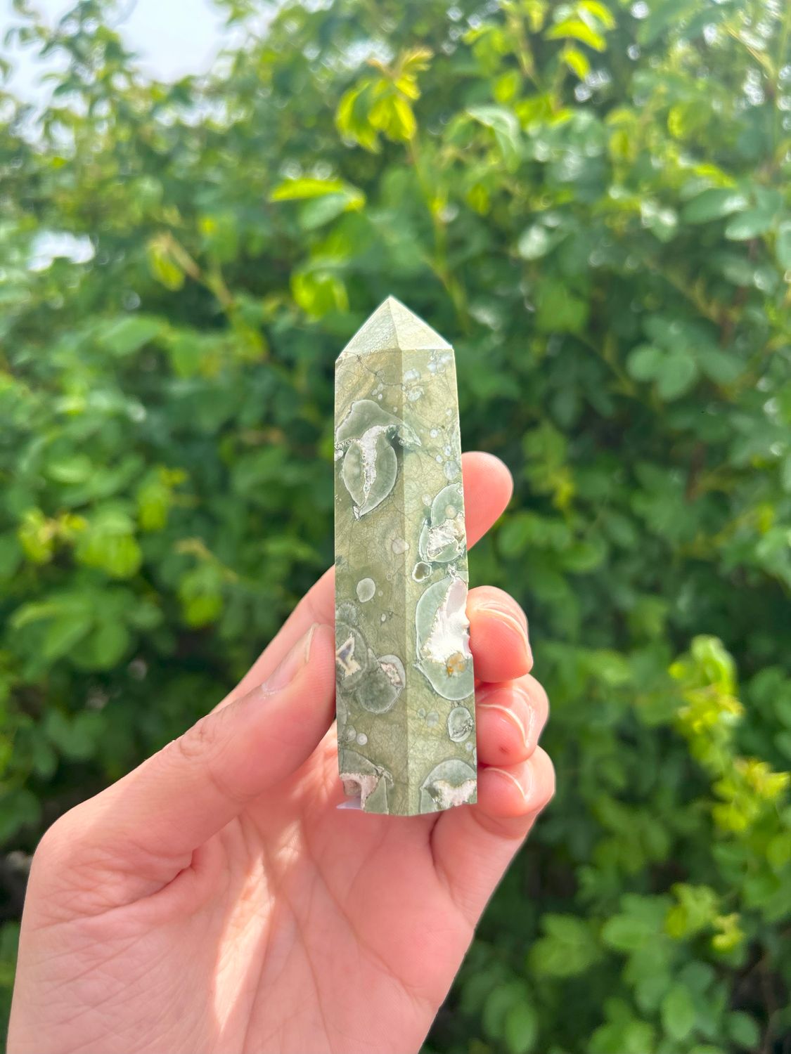 Rain Forest Jasper Tower 3.5&quot;