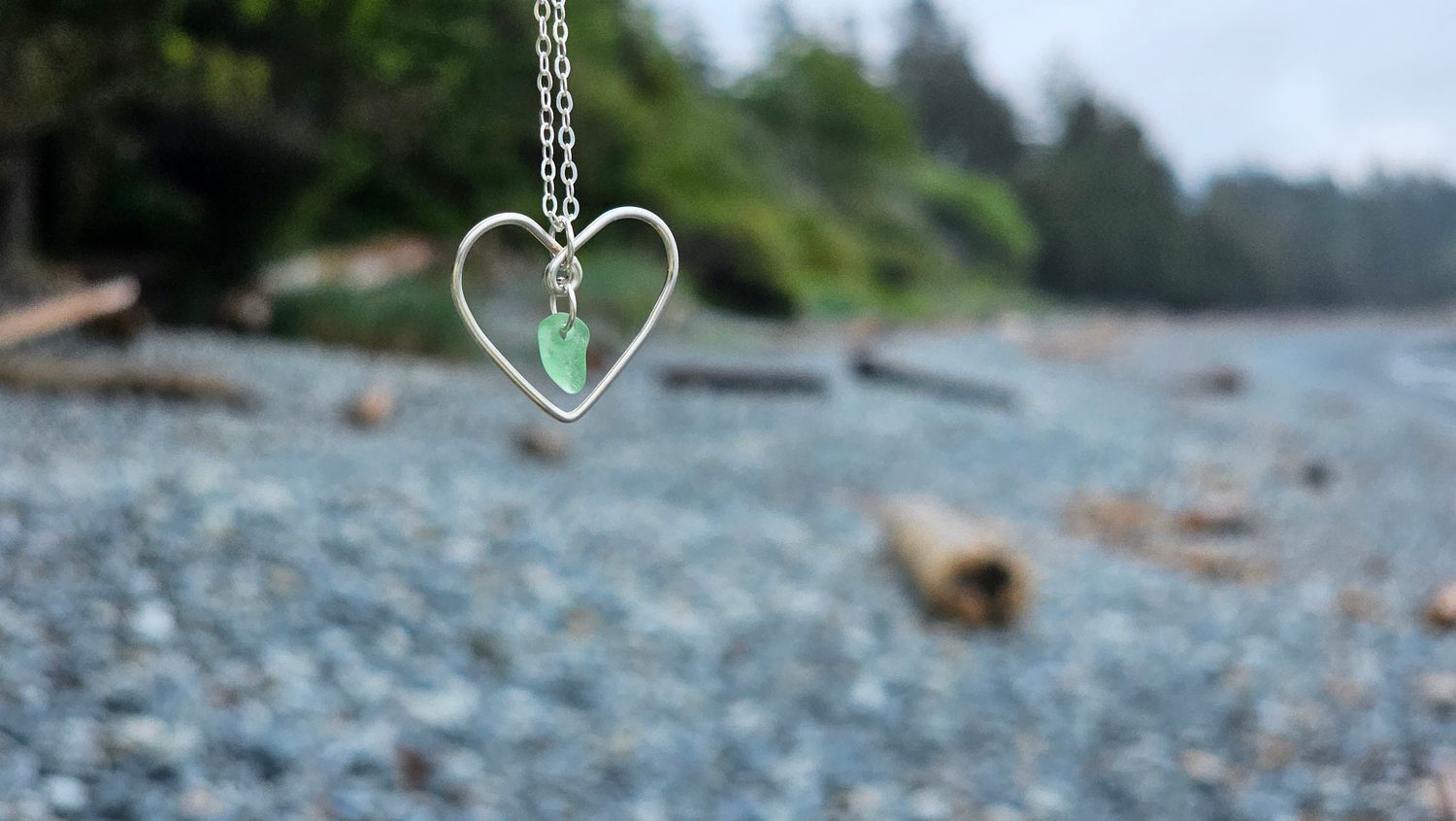 Ryanne Heart Necklace Sterling Silver